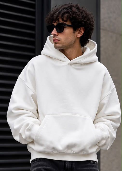 Felpa OversizeBianca Uomo No Soy Para Todos – Streetwear