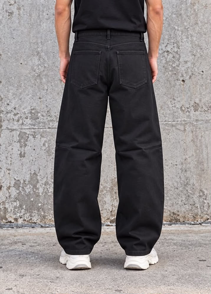 Pantaloni Baggy Neri