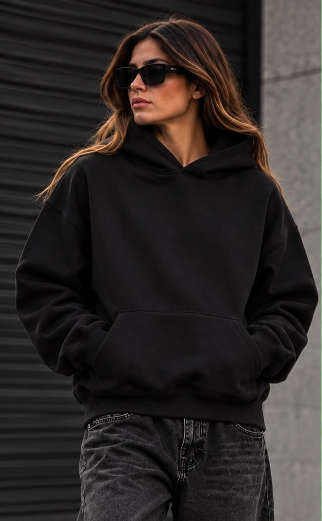 Felpa Nera Donna Come ti soffro | Streetwear