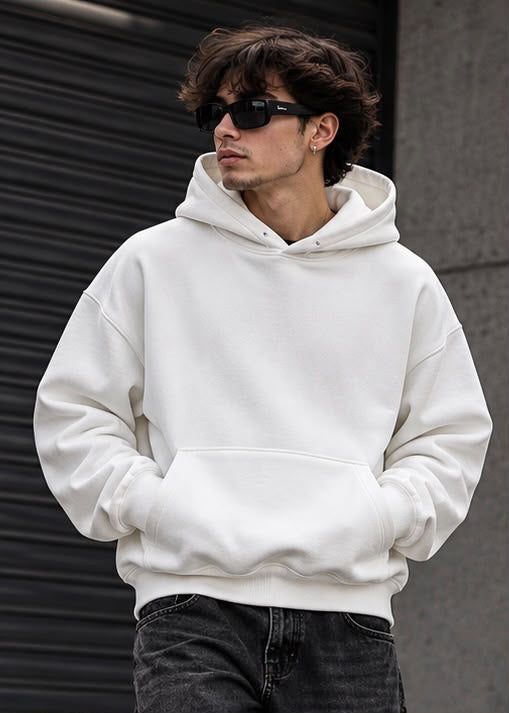 Felpa Oversize Bianca Uomo Come ti soffro – Streetwear