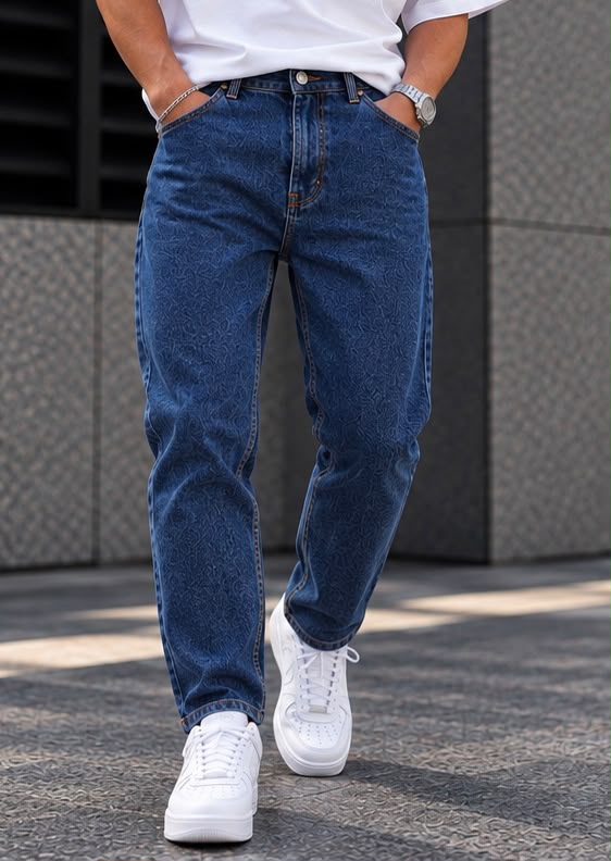 Jeans Regular Blu Scuro