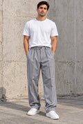 Pantaloni Sartoriali Grigio Chiaro con Pinces