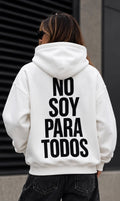 Felpa Bianca Donna No Soy para todos | Streetwear