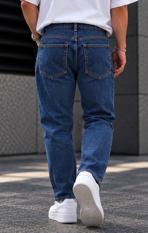 Jeans Regular Blu Scuro