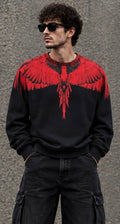 Felpa Girocollo MARCELO BURLON COUNTY OF MILAN F6CMMASW055 Wings
