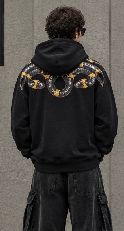 Felpa cappuccio MARCELO BURLON COUNTY OF MILAN F6CMMASH087 SNAKE REAL
