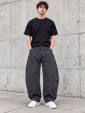 Pantaloni Curvi Parachute / Balloon Antracite Scuro