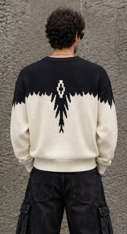 Pullover Girocollo MARCELO BURLON COUNTY OF MILAN F6CMMAJP024 JUMPER WINGS