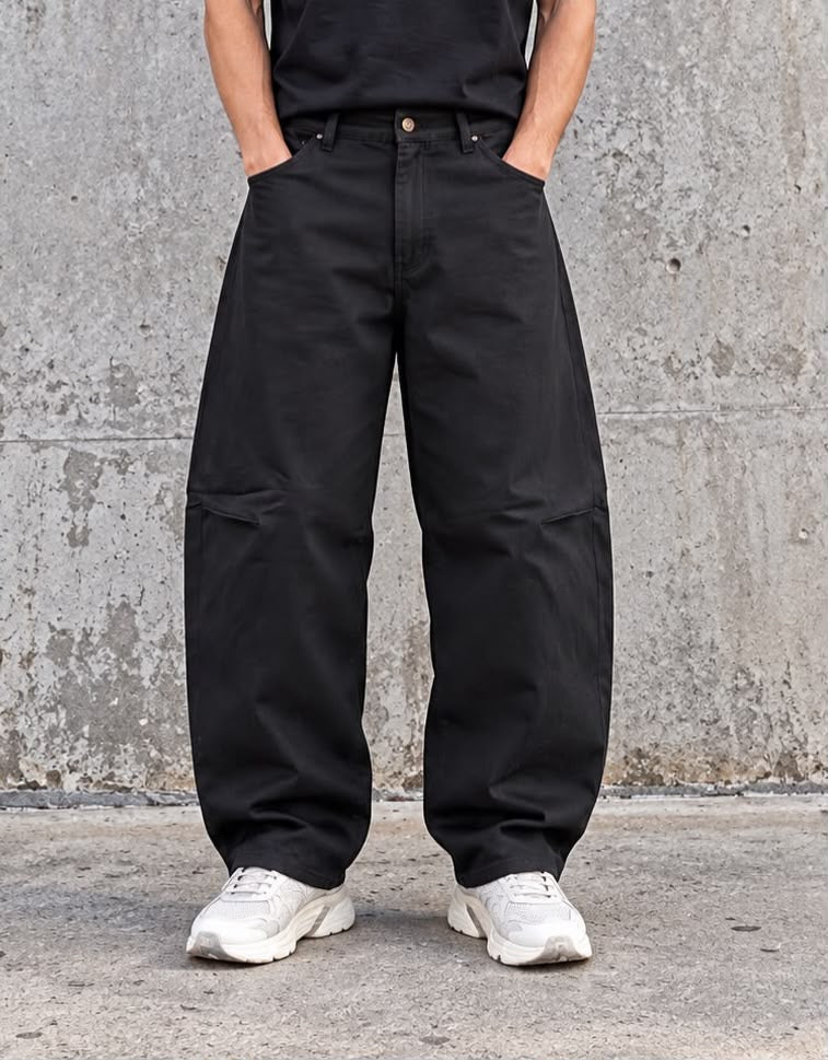 Pantaloni Baggy Neri