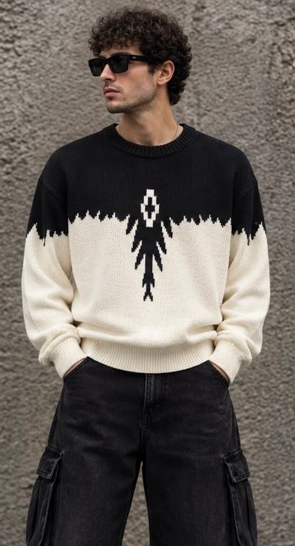 Pullover Girocollo MARCELO BURLON COUNTY OF MILAN F6CMMAJP024 JUMPER WINGS